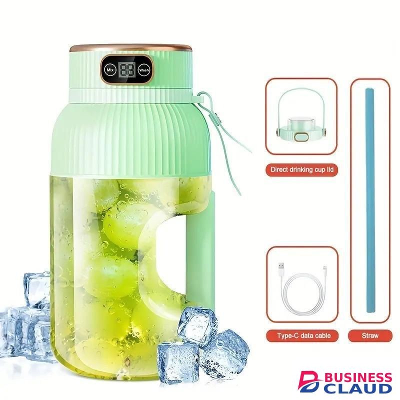 1200ml Electric Juicer Cup, Ice Crusher - Green