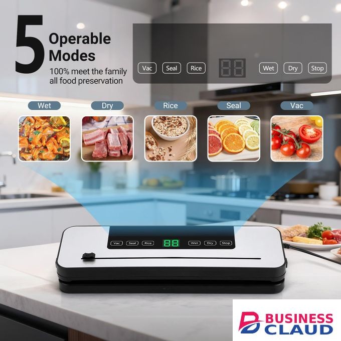 Inkbird Vacuum Sealer with Dry & Wet Modes One-Touch Vacuum Sealing Machine