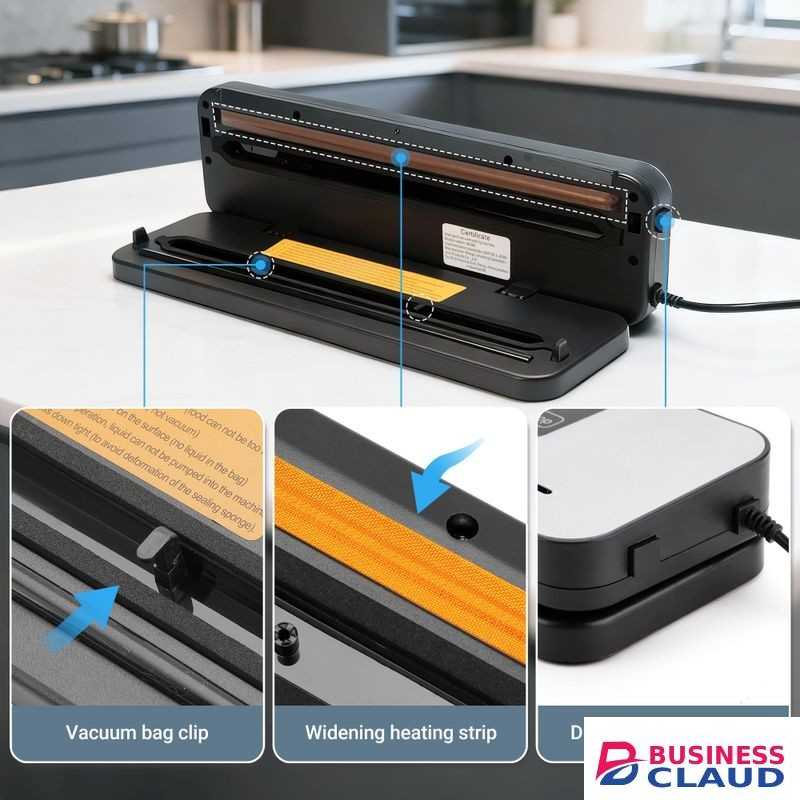 Inkbird Vacuum Sealer with Dry & Wet Modes One-Touch Vacuum Sealing Machine