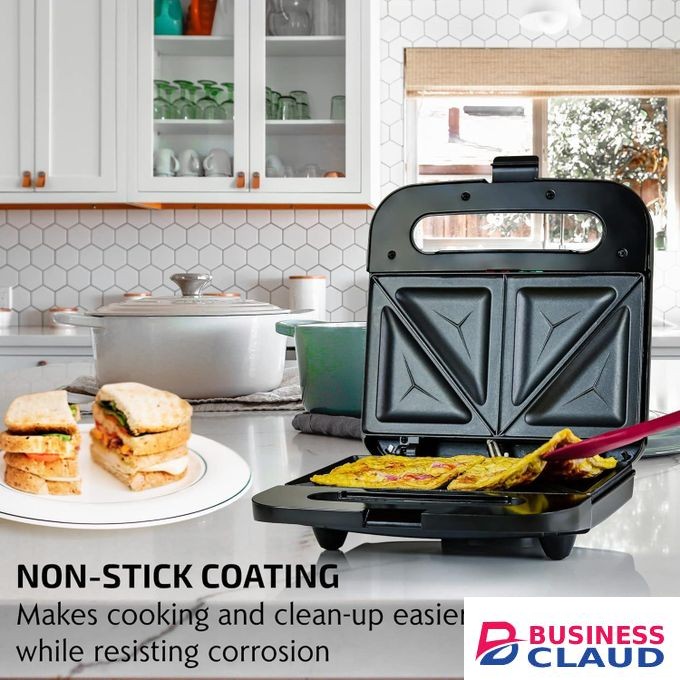 RAF Heavy-Duty 2 Slice In 1 Sandwich Maker And Bread Toaster