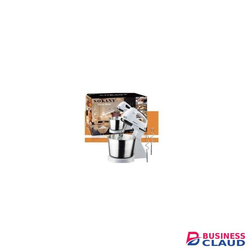 Sokany 2 Litres Bowl Mixer with 7-Speed Control for Home Baking, Dough Mixing, Egg Beating – Powerful and Compact Electric Kitchen Appliance