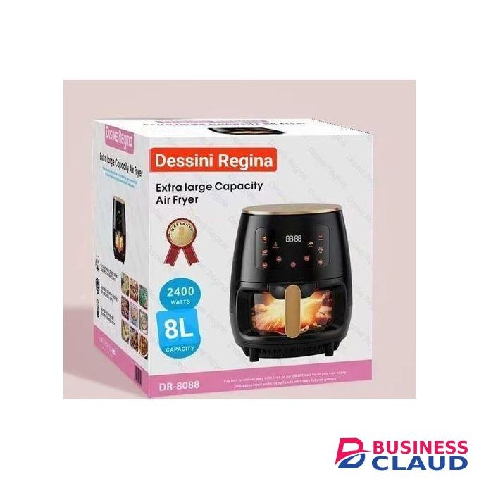 Dessini 8L Large Digital Electric Air Fryer – 2400W Multifunctional, Oil-Free Cooking