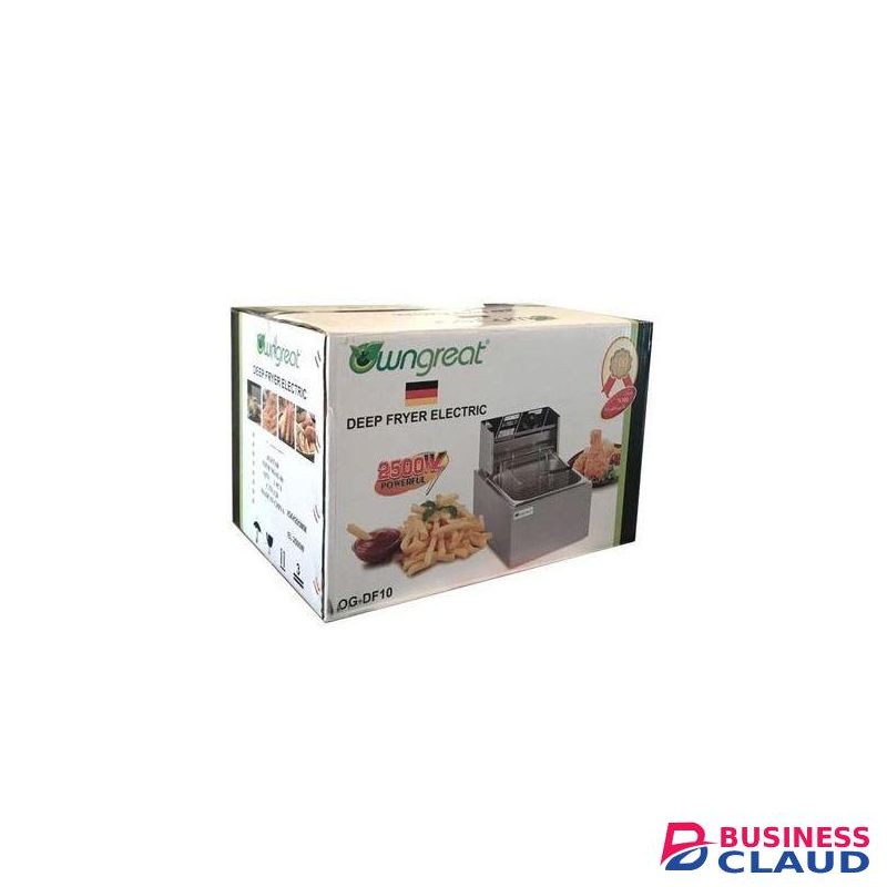 WNGREAT Stainless Steel Deep Fryer Machine6litre For Chips/chicken