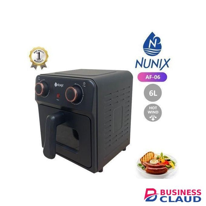 Nunix 6 Liters Electric Air Fryer-Oil Free,Healthier AF-06