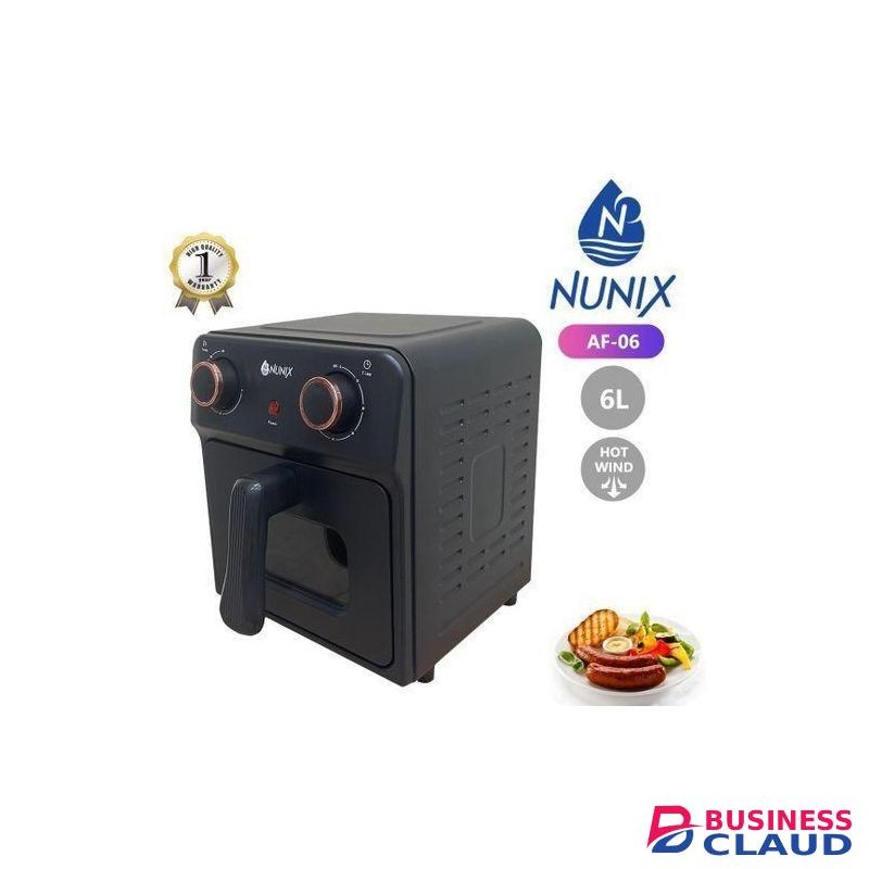Nunix 6 Liters Electric Air Fryer-Oil Free,Healthier AF-06
