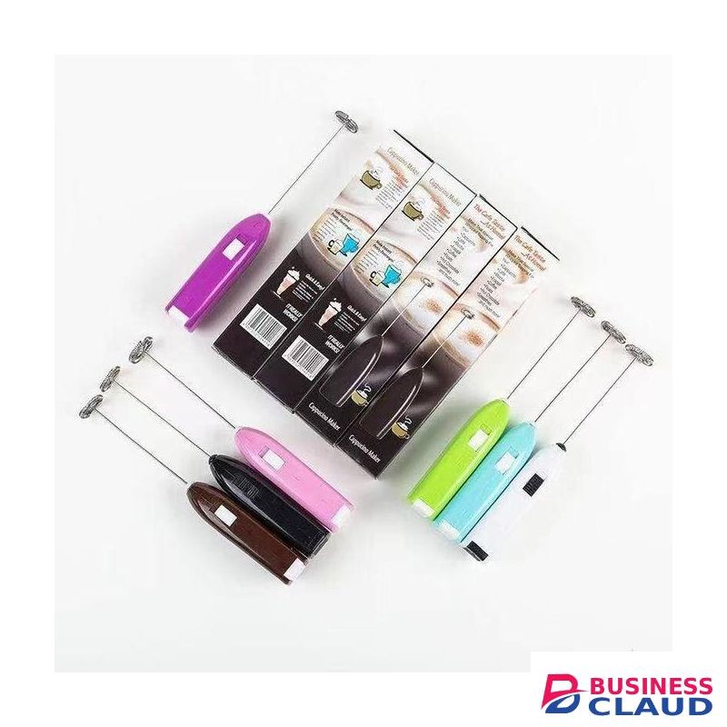 Handheld Milk Frother Mini Electric Coffee Drink Foamer, Portable Handheld Electric Milk Frother - Battery Operated Coffee Foamer Whisk for Cappuccino, Latte, Hot Chocolate, Egg Beater & More - Multi-Color,Electric Egg Beater.