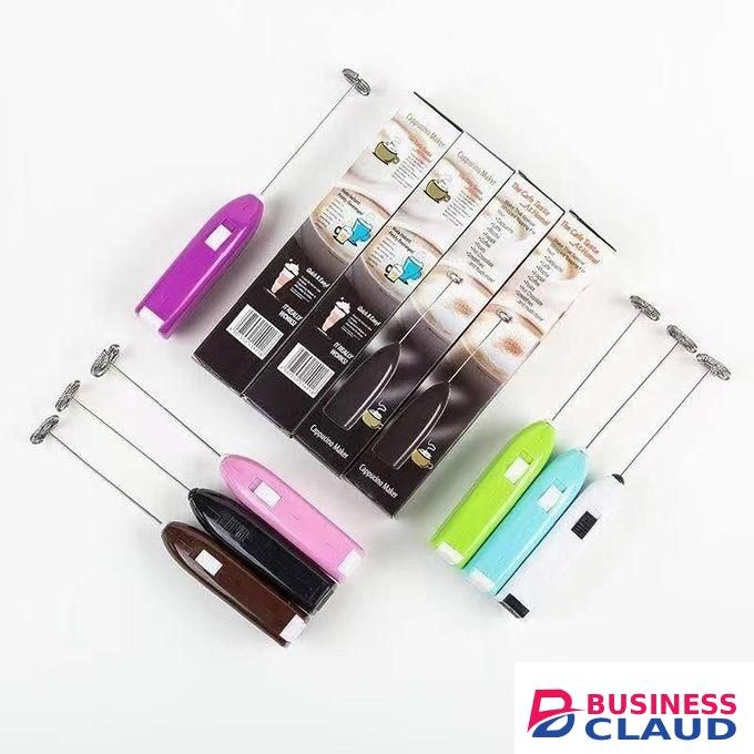 Handheld Milk Frother Mini Electric Coffee Drink Foamer, Portable Handheld Electric Milk Frother - Battery Operated Coffee Foamer Whisk for Cappuccino, Latte, Hot Chocolate, Egg Beater & More - Multi-Color,Electric Egg Beater.