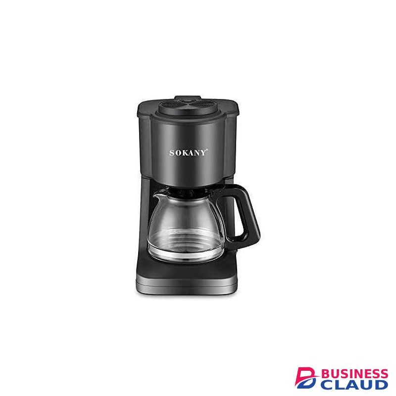 Sokany SK-124 Coffee Maker Electric Drip Coffee Machine Fast Brewing Compact Design for Home Office and Kitchen Daily Coffee Preparation