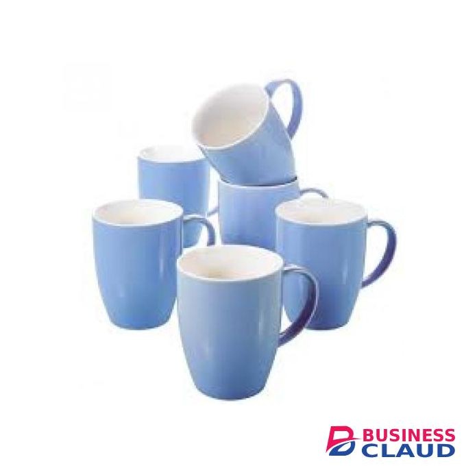Classic Ceramic Mugs For Tea/Coffee Set(6) (Vikombe)