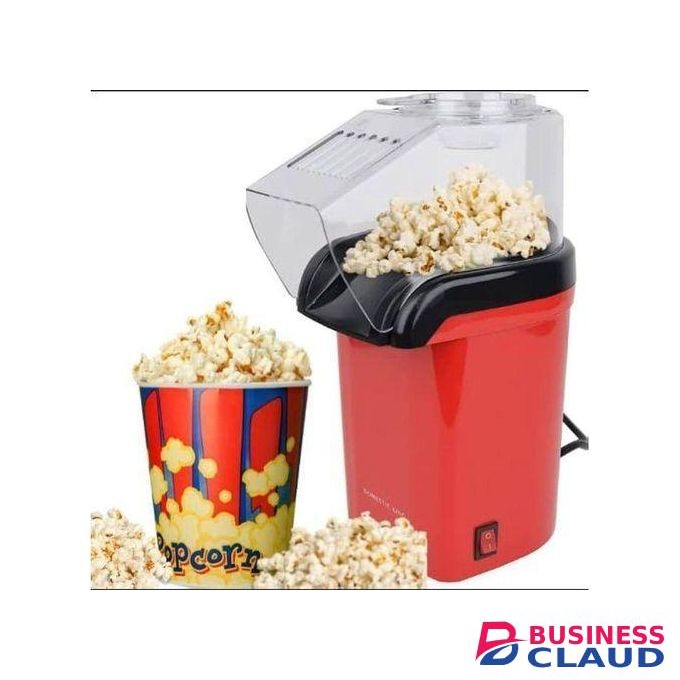 Electric Popcorn Maker Machine - Healthy & Delicious Oil-Free Air Popper, Fast Heating, Easy to Clean