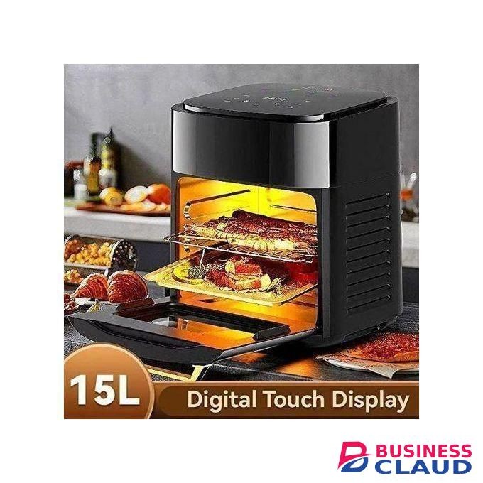 Air Fryer, Precise Heating for Even Results, 15L, Air Fry, Roast, Bake, Broil, Dry, Frozen, Reheat, Keep Warm