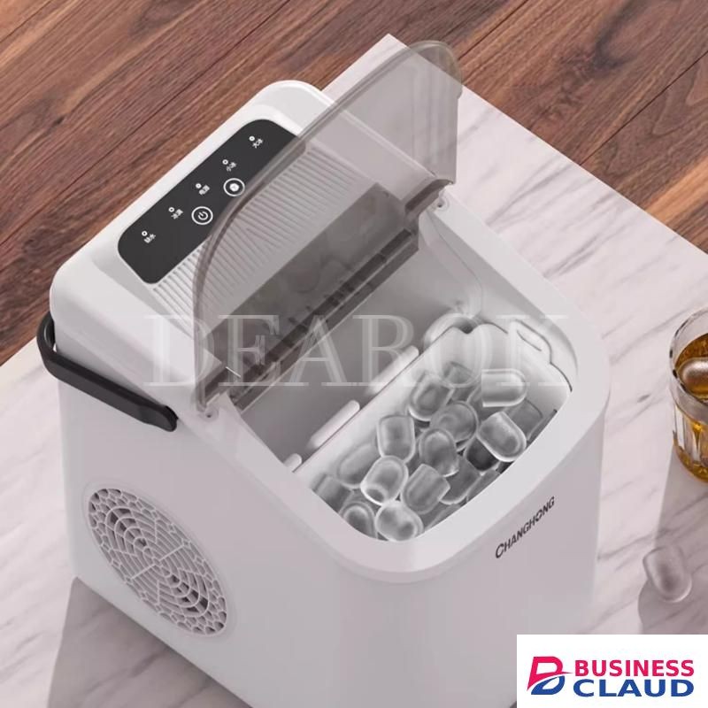 Portable Ice Maker Machine, Countertop Use 9 Bullet Ice Cube Ready 7-9 Mins Cube Maker,Fast Compact Ice Maker