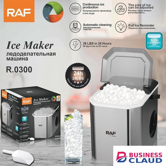 RAF Compact Mini Ice Block Making Machine for Home Restaurant Bar Commercial Nugget Style Portable Ice Maker Machine