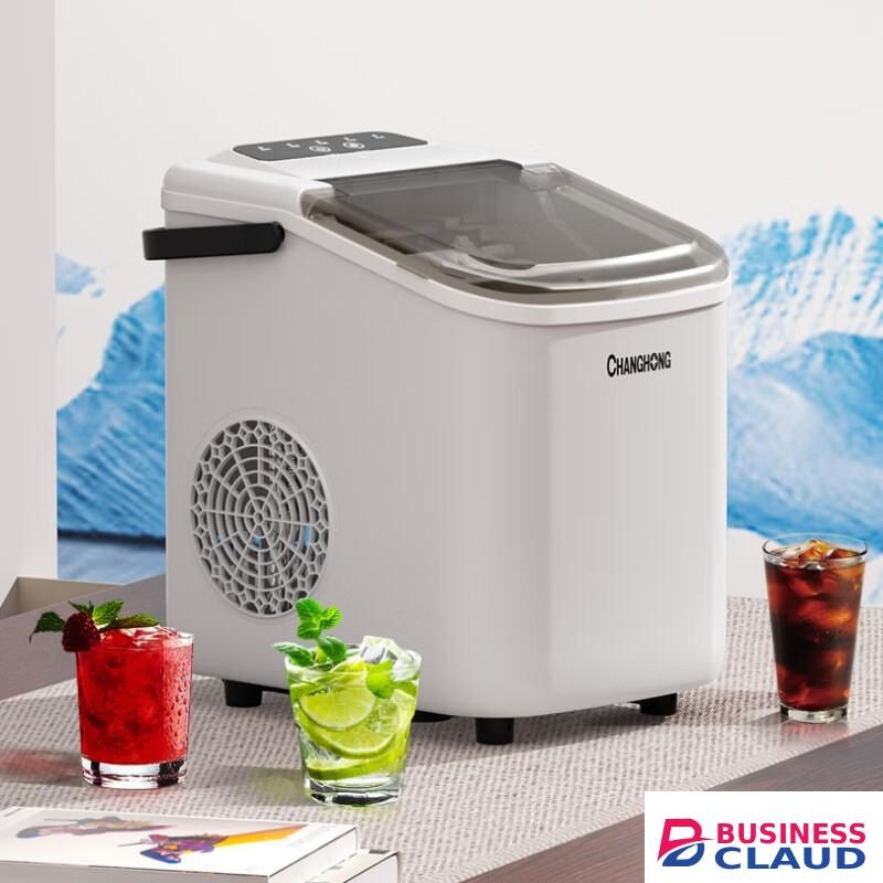Changhong 10-12kgs per day With Handle Compact Portable Countertop Quick Freezing Home Ice Maker Machine