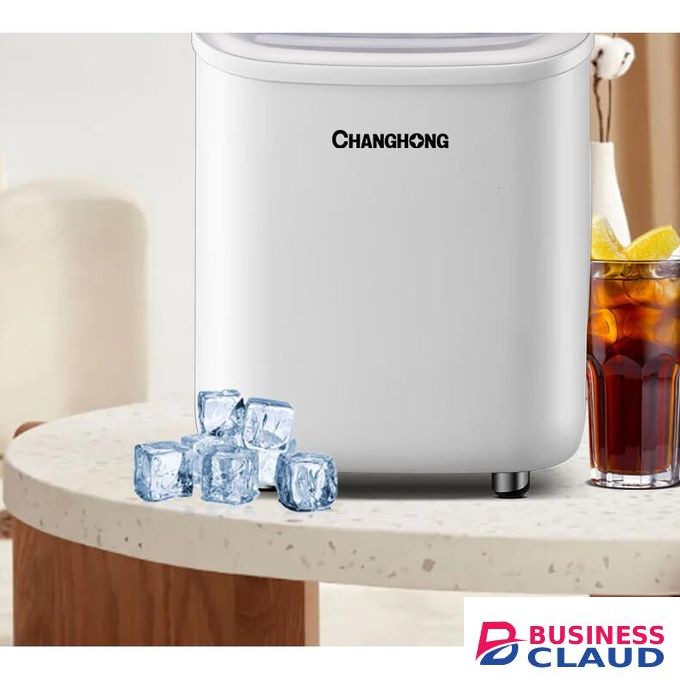 Changhong 10-12kgs per day With Handle Compact Portable Countertop Quick Freezing Home Ice Maker Machine