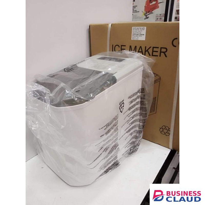 Portable Counter-top Ice Cube Maker Compact Tabletop Touch Control 12-15kg / 24hrs