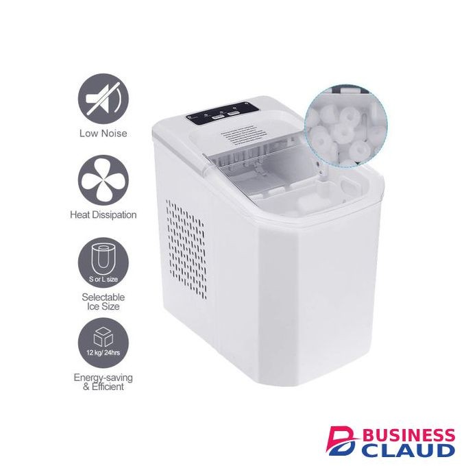 Portable Counter-top Ice Cube Maker Compact Tabletop Touch Control