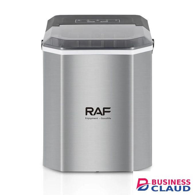 RAF 1.2L Electric Ice Maker Ice Machine 12kg Compact Countertop 6 Mins 9 Bullet Portable Ice Cube Maker Machin