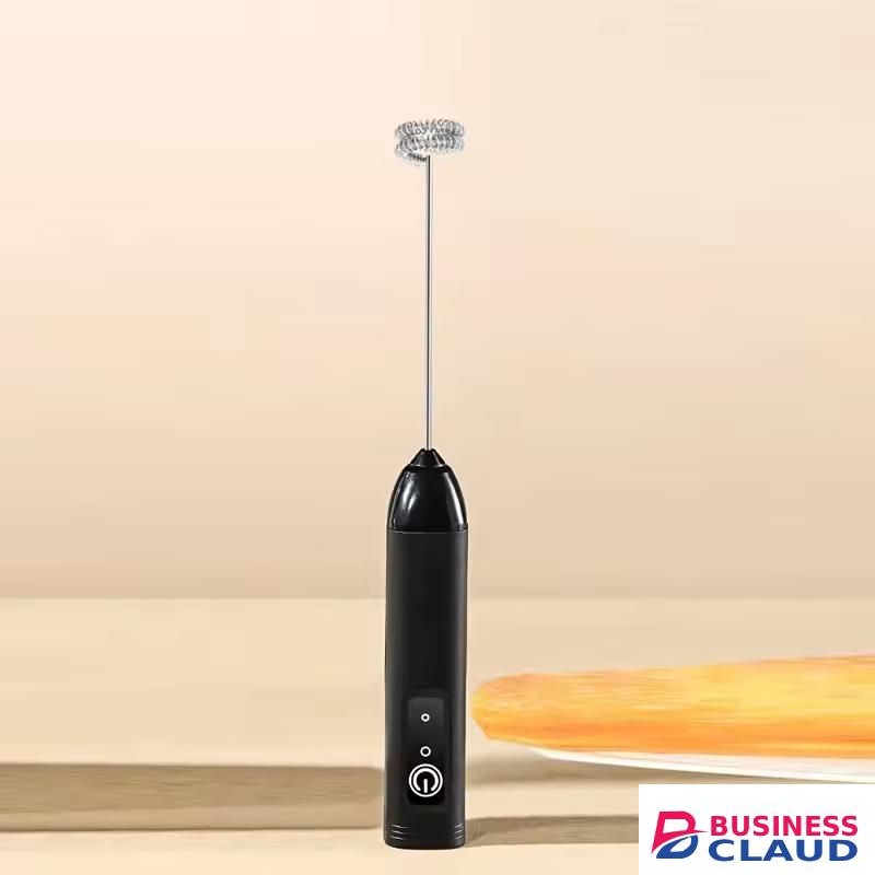 Rechargeable Hand-Held Electric Mixer USB Charge with 3 Speeds for Perfect Latte/Cappuccino Foam, Coffee