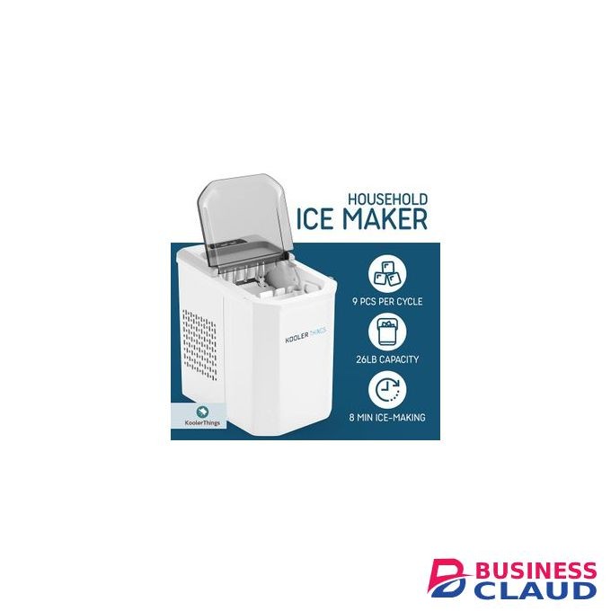 Portable Counter-top Ice Cube Maker Compact Tabletop Touch Control 15kg / 24hrs