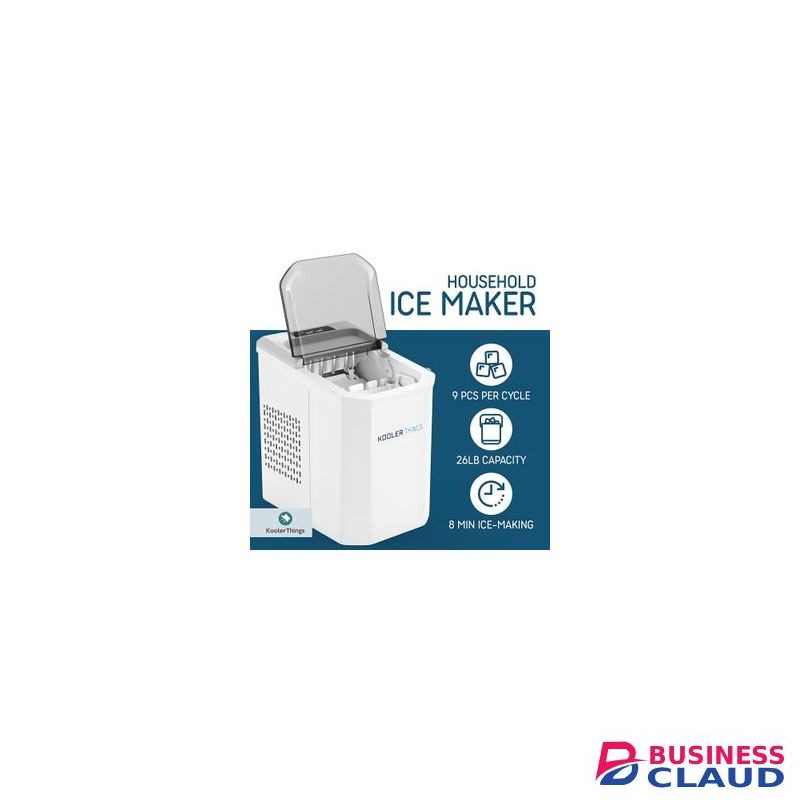 Portable Counter-top Ice Cube Maker Compact Tabletop Touch Control 15kg / 24hrs