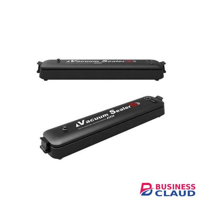 Powerful Food Vacuum Sealer Machine Compact Design, Automatic Operation, Ultra Quiet & Fast 15 Sec Seal, Black Food Sealing System