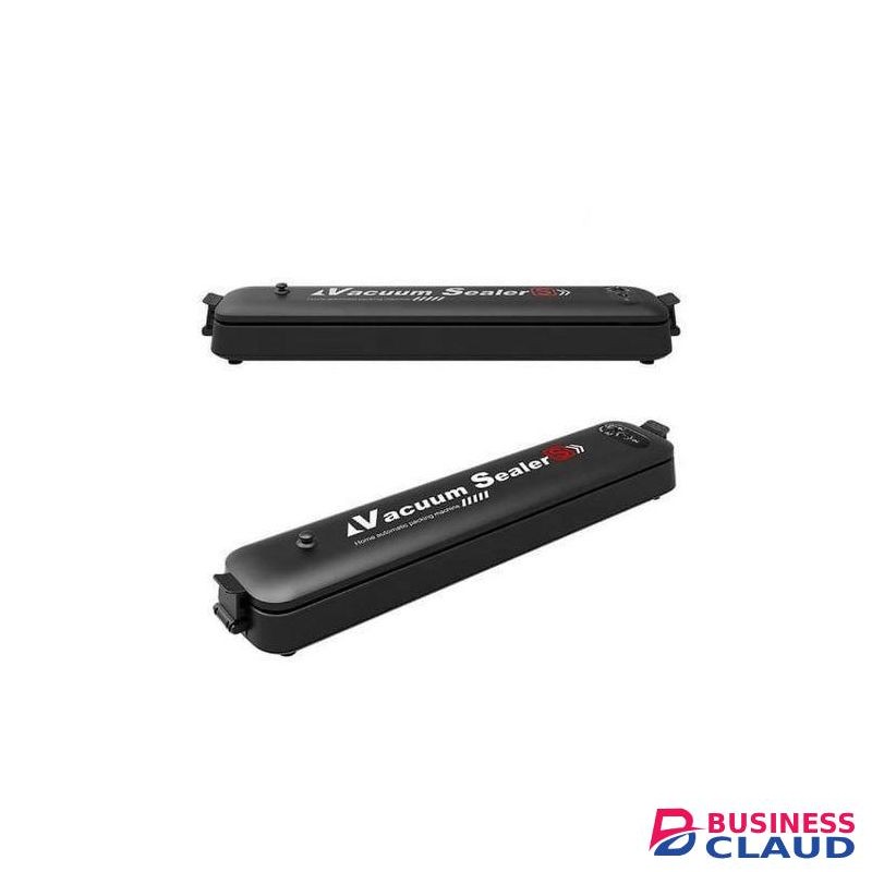 Powerful Food Vacuum Sealer Machine Compact Design, Automatic Operation, Ultra Quiet & Fast 15 Sec Seal, Black Food Sealing System