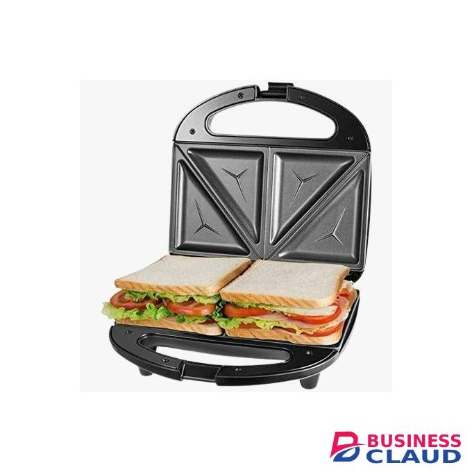 ElectroMate 2 Slice,Electromate Sandwich Maker with Non-Stick Plates, Compact Breakfast Grill, Easy Cleanup, Fast Heating