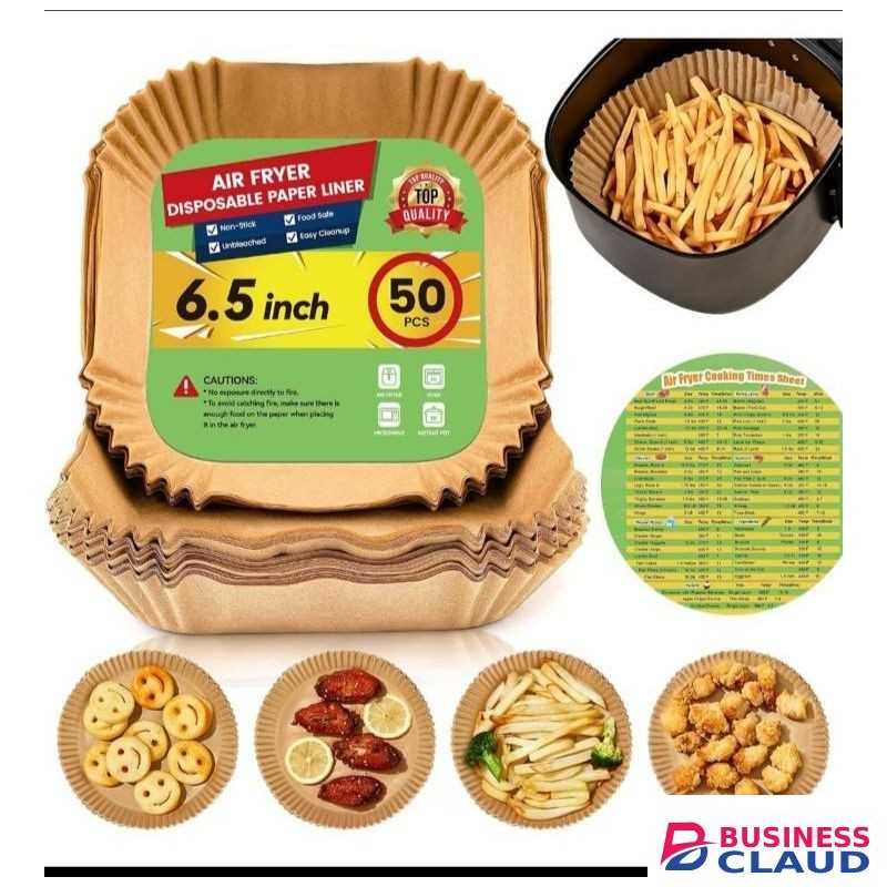 50 Pcs Square Disposable Air Fryer Liners