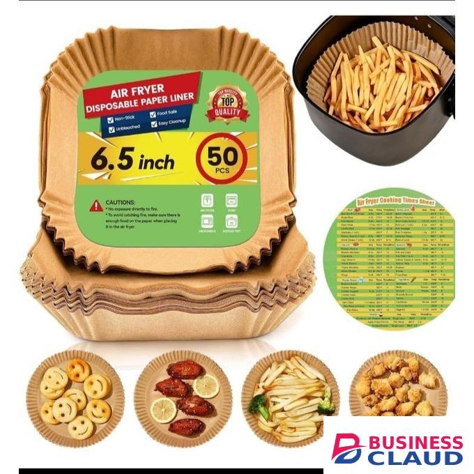 50 Pcs Square Disposable Air Fryer Liners
