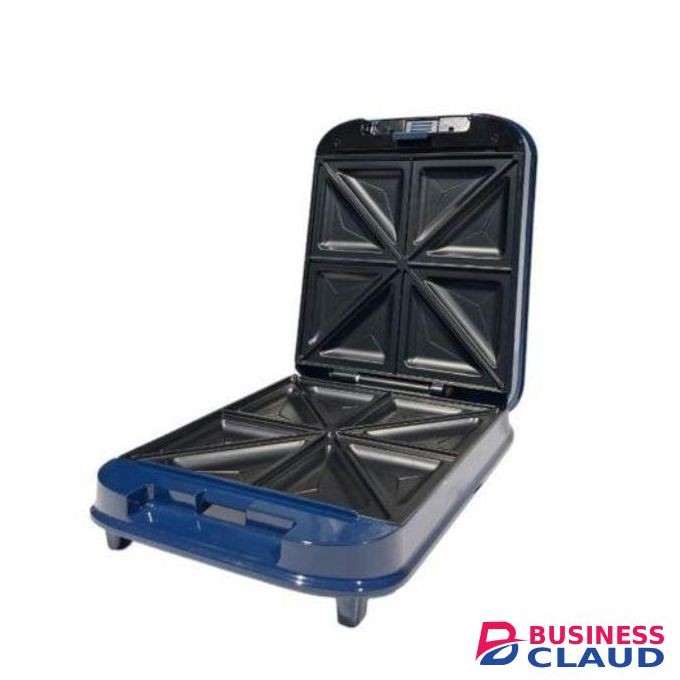 VON SM211AX Sandwich Maker 2 Slice, 750W - Stainless Steel - Dark Silver (1YR WRTY)