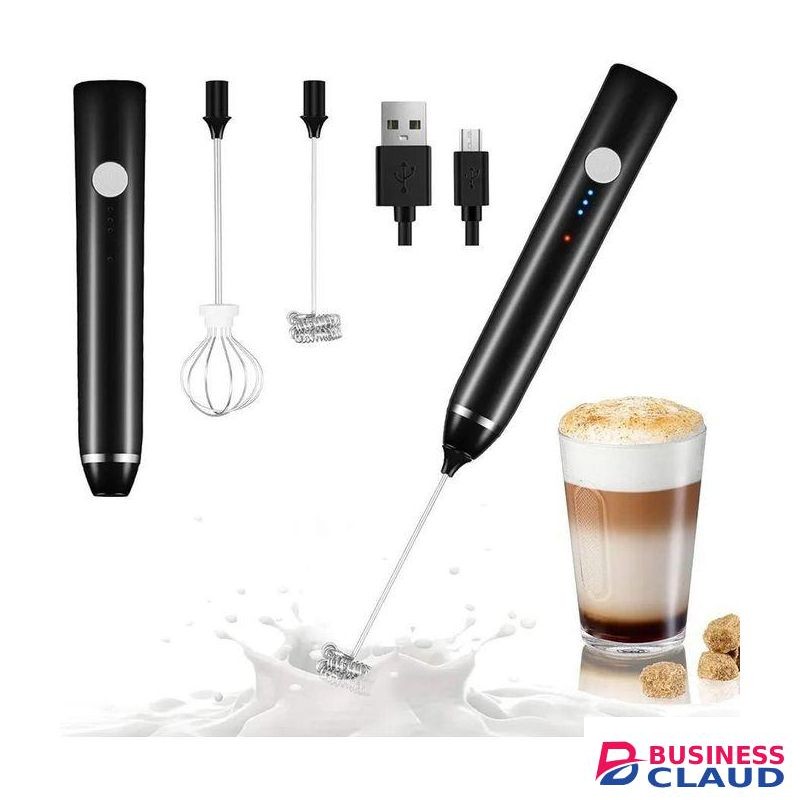 2 In1 Electric Milk Frother, Rechargeable Hand-Held Electric Milk Frother 3 Adjustable USB Charging Can Be Used For Coffee Protein Drinks Matcha Coffee Whisk, MULTICOLOR