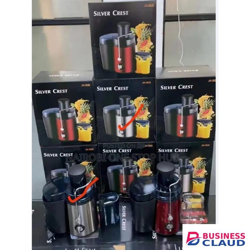 800 Watts Silver Crest Juicer with Powerful Motor, High-Efficiency Extraction, Durable Stainless Steel Blades, Easy-to-Clean Components, Compact Design for Smoothies, Juices, and Healthy Drinks