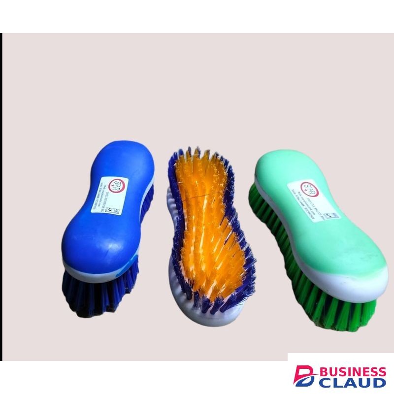 Stars 20 cm long hard bristles multipurpose scrubbing brush.