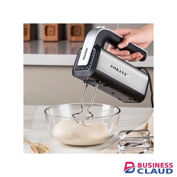 Sokany Electric Hand Mixer 800W – 5-Speed Stand Mixer with Turbo, Stainless Steel Beaters & Dough Hooks, Eject Button, Compact Design – Egg Beater for Baking, Cake,Whipping Cream & Dough