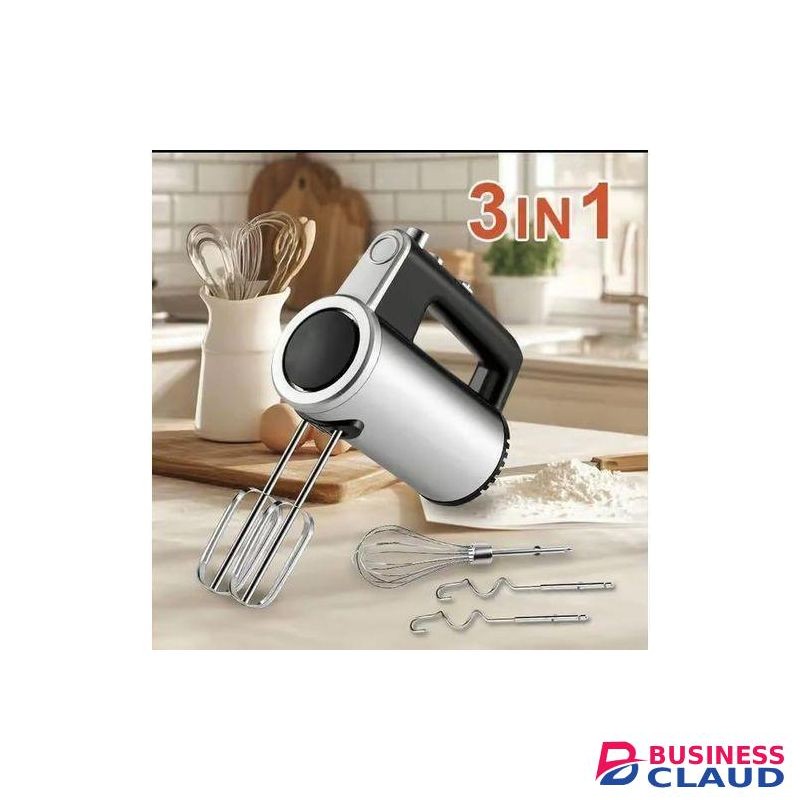 Sokany 3 in 1 Hand Mixer Electric 800W – 5-Speed hand Mixer with Turbo, Stainless Steel Beaters, whisks & Dough Hooks, Eject Button, Compact Design – Egg Beater for Baking, Cake, Whipping Cream & Dough. ( with 2 Beaters, 2 Dough Hooks, 1 Whisks)