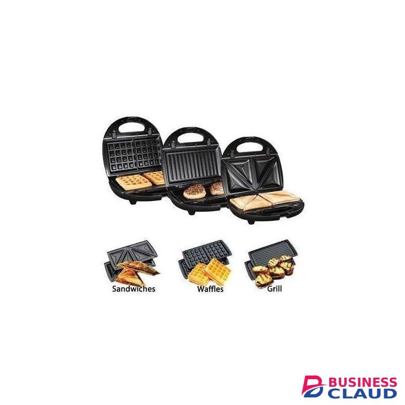 Sokany 3 In 1 Sandwich bread toast breakfast maker, Waffle Maker & Grill