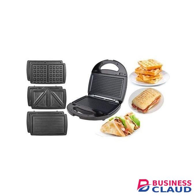 Sokany 3 In 1 Sandwich bread toast breakfast maker, Waffle Maker & Grill