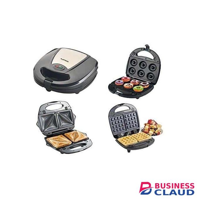 Sokany 3 in 1 Sandwich Maker With Grill, Waffle, and Sandwich detachable Plates