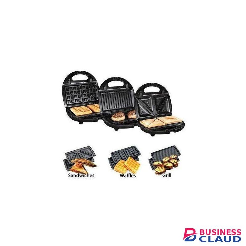 Sokany 3 In1 Sandwich Maker, Grill &Waffle Maker