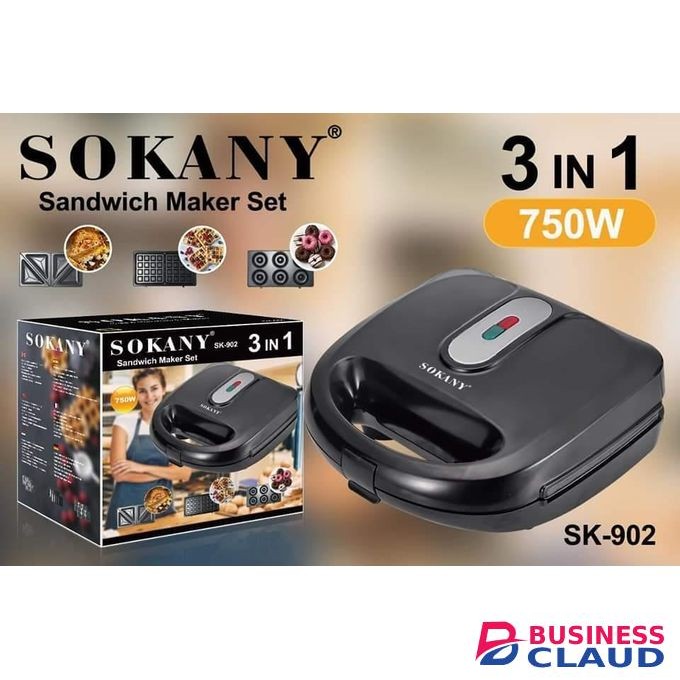 Sokany sand wich maker 3 in1