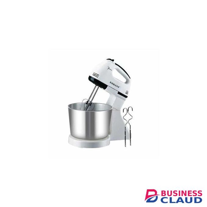 Sokany Electric Hand/ Stand Mixer With Mixing Bowl, Hook, Whisk