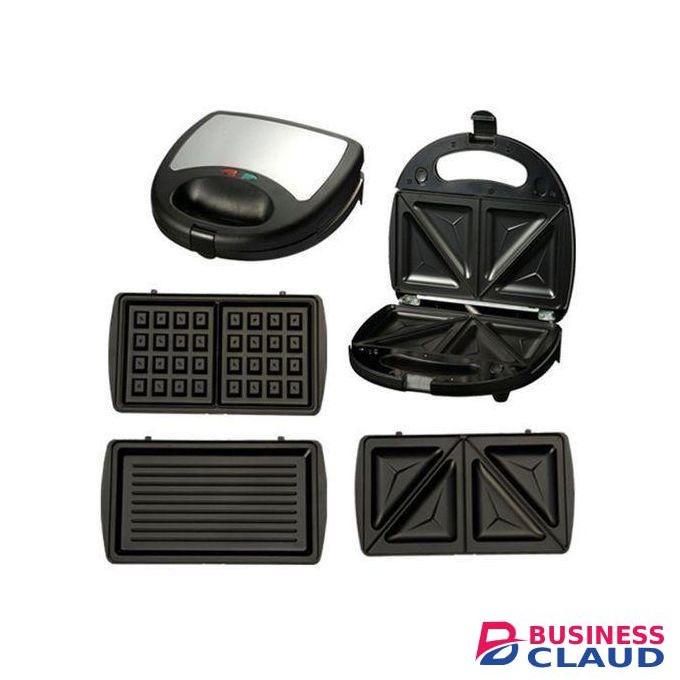 Sokany 3 In1 Non Stick Sandwich,Doughnut Waffle Maker