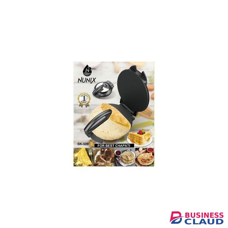 Nunix Modern Electric Chapati Roti Maker With Heavy Non Stick,Modern Electric Chapati and Roti Maker with Heavy-Duty Non-Stick Plate