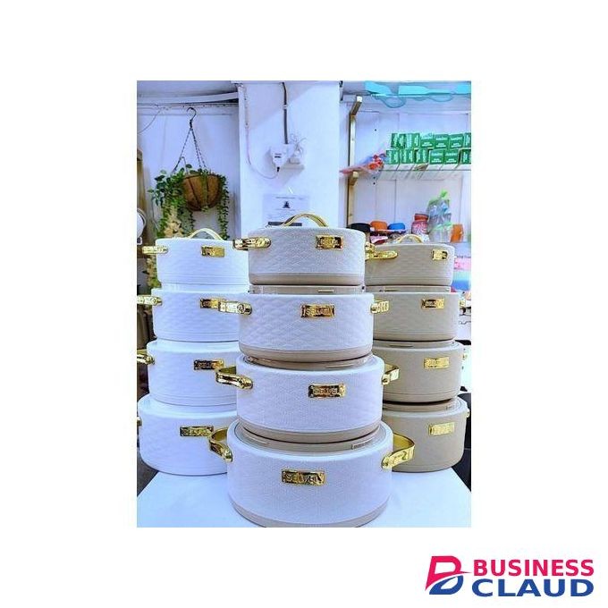 Ceramics Leather like hotpots 4pcs