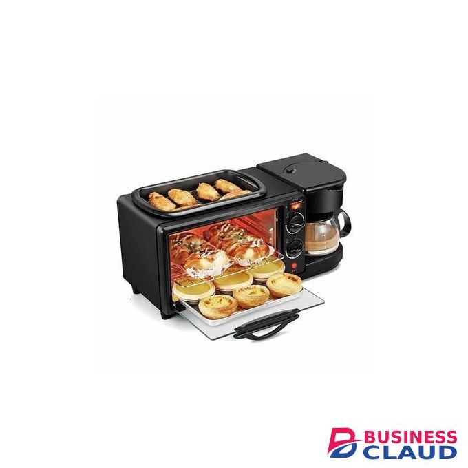 Sokany 3 In 1 MultiFunction Breakfast Maker Machine+Grill,Tea-Coffe