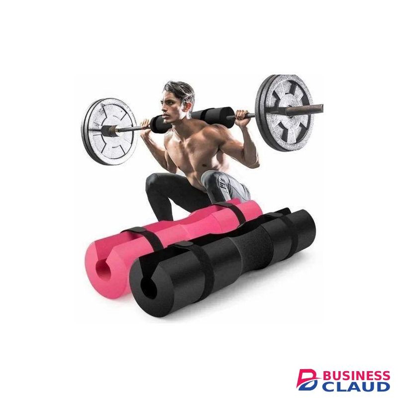 Barbell Squat Pad - Neck & Shoulder Protective Pad - Great for Squats, Lunges, Hip Thrusts, Weight Lifting & More - Fit Standard and Olympic Bars Perfectly