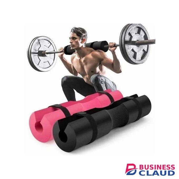 Barbell Squat Pad - Neck & Shoulder Protective Pad - Great for Squats, Lunges, Hip Thrusts, Weight Lifting & More - Fit Standard and Olympic Bars Perfectly