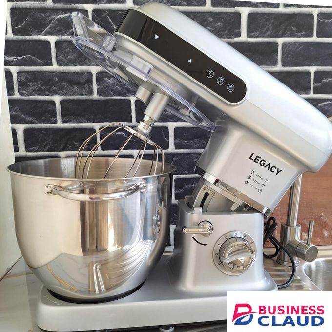 Legacy Stand Mixer With 10Ltr Stainless Bowl 1500W Digital & Manual Control Panel 6 Speed 3 Different Whisk Wood Finish1yr Warranty