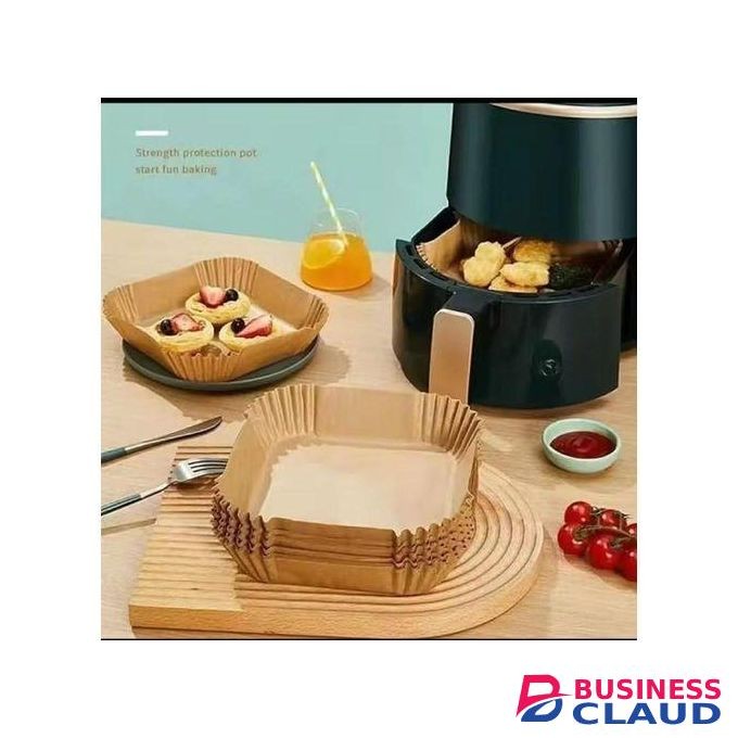 50pcs Air fryer Disposable Paper Liners/parchment liners, Oil and water proof